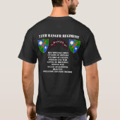 75e Ranger Regiment T-shirt (Achterkant)