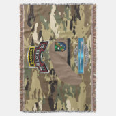 75e Ranger Regiment Veteraan Camo Deken (Voorkant Verticaal)