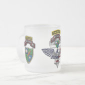 75e Ranger Regiment Veteran Matglas Koffiemok (Voorkant links)