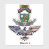 75e Ranger Regiment Veteran Sticker (Vel)