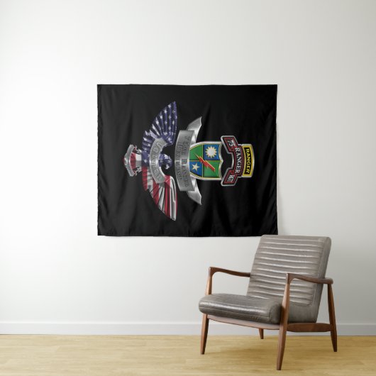 75e Ranger Regiment Veteran Wandkleed (In Situ (horizontaal))