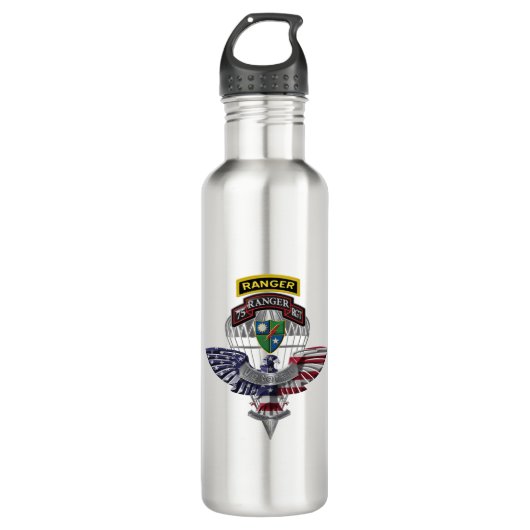 75e Ranger Regiment Veteran Waterfles (Voorkant)