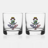 75e Ranger Regiment Veteran Whisky Glas (Voorkant)