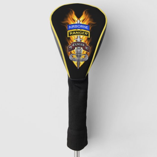 75e Ranger Regiment “Vlammend Zwaard" Golfheadcover (Voorkant)