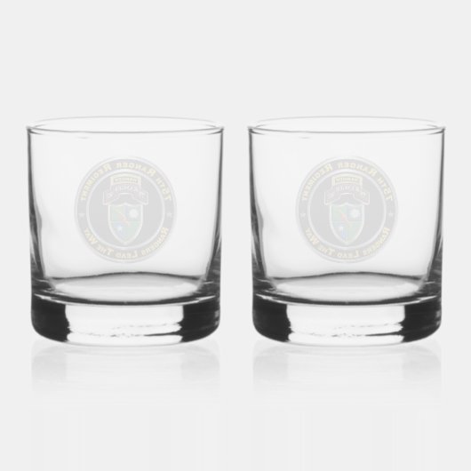 75e Ranger Regiment Whisky Glas (Achterkant)