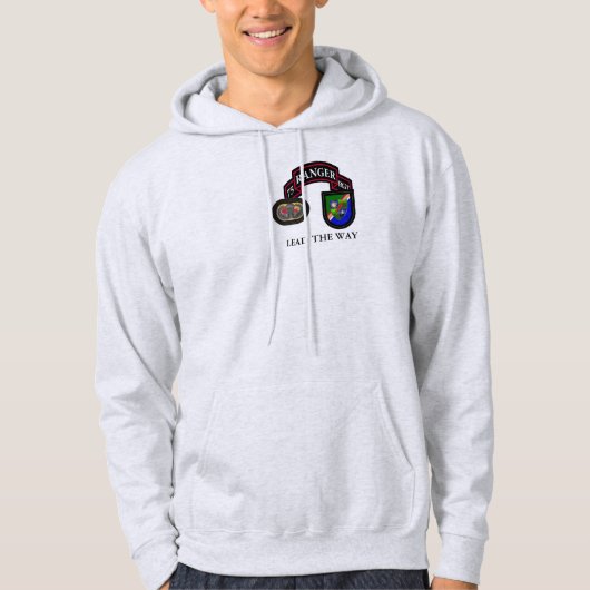 75E RANGER REGT-HOOFDKWARTERS HOODIE (Voorkant)