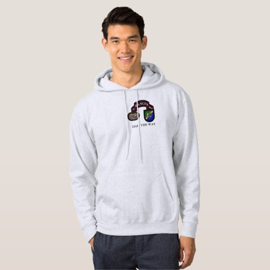 75E RANGER REGT-HOOFDKWARTERS  HOODIE (Voorkant volledig)