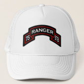 75e Ranger Rgt - Airborne - Special Troops scroll Trucker Pet (Voorkant)