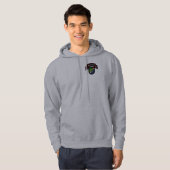 75e Ranger Rgt - scroll & flash Hoodie (Voorkant volledig)