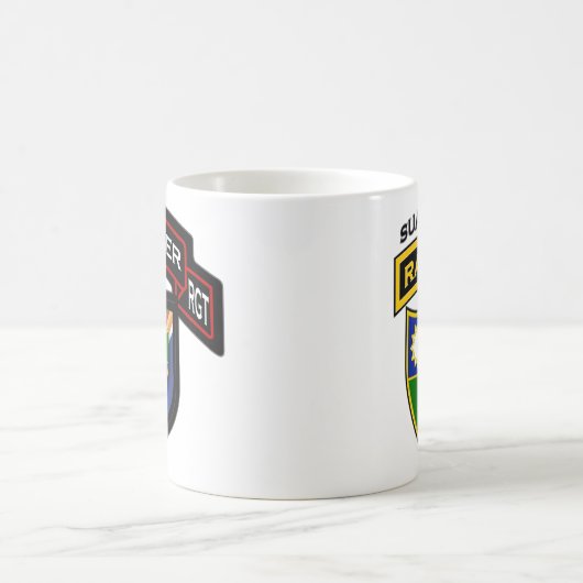 75e Ranger Rgt - scroll & flash Koffiemok (Center)