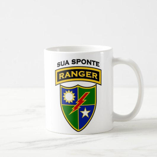 75e Ranger Rgt - scroll & flash Koffiemok (Rechts)