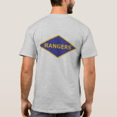 75e Ranger SSI, Ranger Tab, + WWII Diamond T-shir T-shirt (Achterkant)