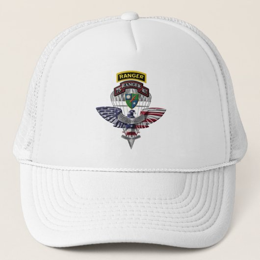 75e Rangerregiment Trucker Pet (Voorkant)