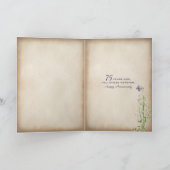 75e trouwdag rots en lilacs kaart (Binnen)