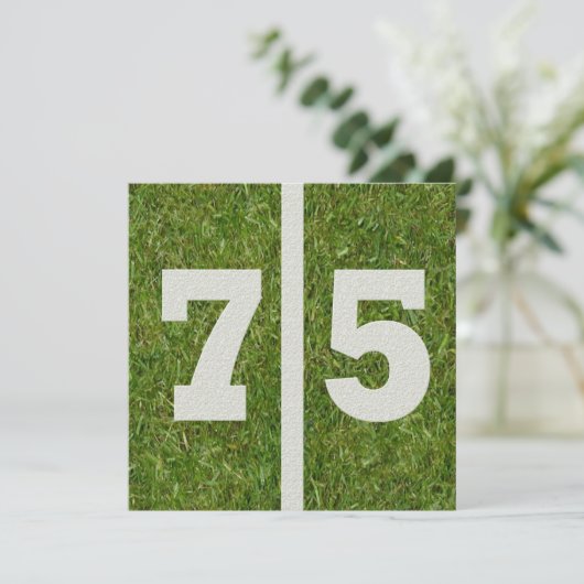 75e uitnodiging ter gelegenheid van de geboorte (Staand voorkant)