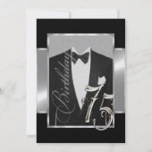 75e uitnodiging ter gelegenheid van de verjaardag (Voorkant)