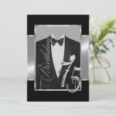 75e uitnodiging ter gelegenheid van de verjaardag (Staand voorkant)