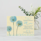 75e uitnodiging ter gelegenheid van de verjaardag  (Staand voorkant)