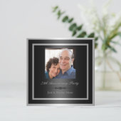 75e uitnodiging van een partij van de Jubileum (Staand voorkant)