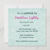 75e URPRISE Birthday Feminine Squares F75Z Kaart (Achterkant)