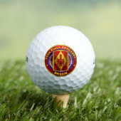 75e veldartillerijbrigade "Taut Lanyards" Golfballen (Insitu Shirt)