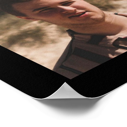 75e verjaardag 42 fotocollage JAREN IN DE MAAK Poster (Hoek)