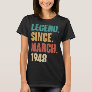 75e verjaardag 75 jaar oude wijngaard t-shirt