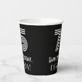 75e verjaardag — Art Deco Geïnspireerde look "75"  Papieren Bekers (Links)