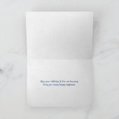 75e verjaardag bericht in een fles kaart (Binnen)