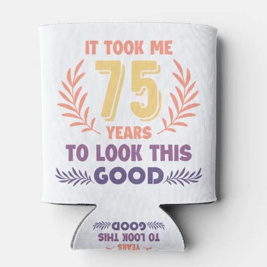 75e verjaardag blikjeskoeler (Achterkant)