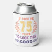 75e verjaardag blikjeskoeler (Blikje Achterkant)