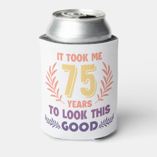 75e verjaardag blikjeskoeler (Blikje Achterkant)