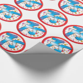 75e verjaardag cadeaupapier (Hoek)