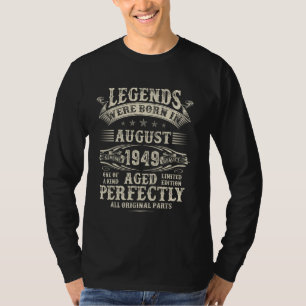 75e verjaardag cadeaus voor mannen Grappig 75 jaar T-shirt