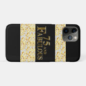 75e verjaardag Case-Mate iPhone case (Achterkant (horizontaal))