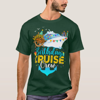 75e verjaardag Cruise Crew T-shirt
