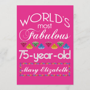 75e verjaardag De meest verbluffende kleurrijke Pa Kaart