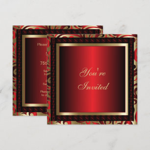 75e verjaardag   DIY-tekst Kaart