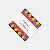 75e verjaardag | DIY-tekst Servet (Hoek)