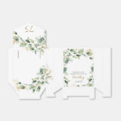 75e verjaardag Eucalyptus Dank u Bedankdoosjes (Uitgevouwen)