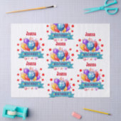 75e verjaardag Festive Colorful Balloons C01GZ Tissuepapier (Craft)