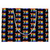 75e verjaardag: Fun Rainbow Event Nummer 75 Patroo Groot Cadeauzakje (Achterkant)