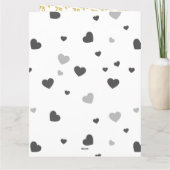 75e verjaardag gouden nummer patroon kaart (Achterkant)