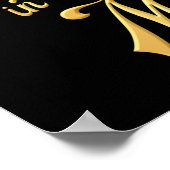 75e verjaardag in het maken van 2 foto's poster (Hoek)