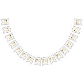 75e verjaardag Jubileum goudnummer bruiloft Vlaggetjes (Alle)