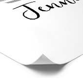 75e verjaardag Jubileum nummer 75 Fotocollage Poster (Hoek)