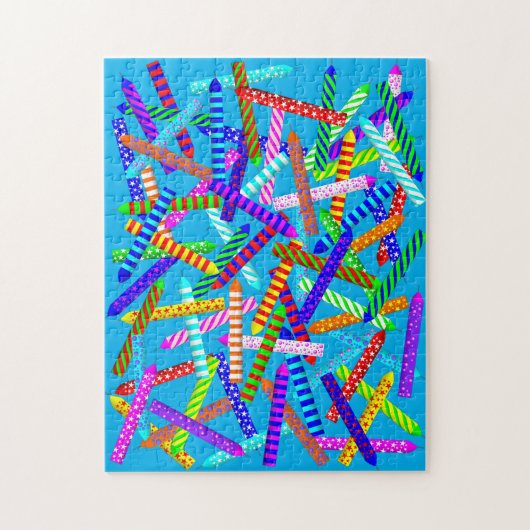 75e verjaardag Kandle Jigzaag Puzzle Legpuzzel (Verticaal)