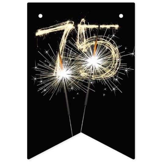 75e verjaardag of Jubileum Vlaggetjes (Tweede vlag)