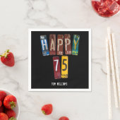 75e Verjaardag oude licentie bord collectie Servet (Insitu)