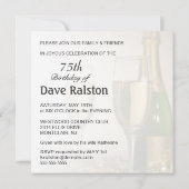 75e verjaardag - Persoonlijke uitnodigingen (Achterkant)